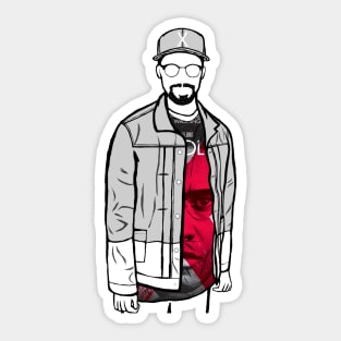 Spike Lee (Malcolm X) Portrait Sticker